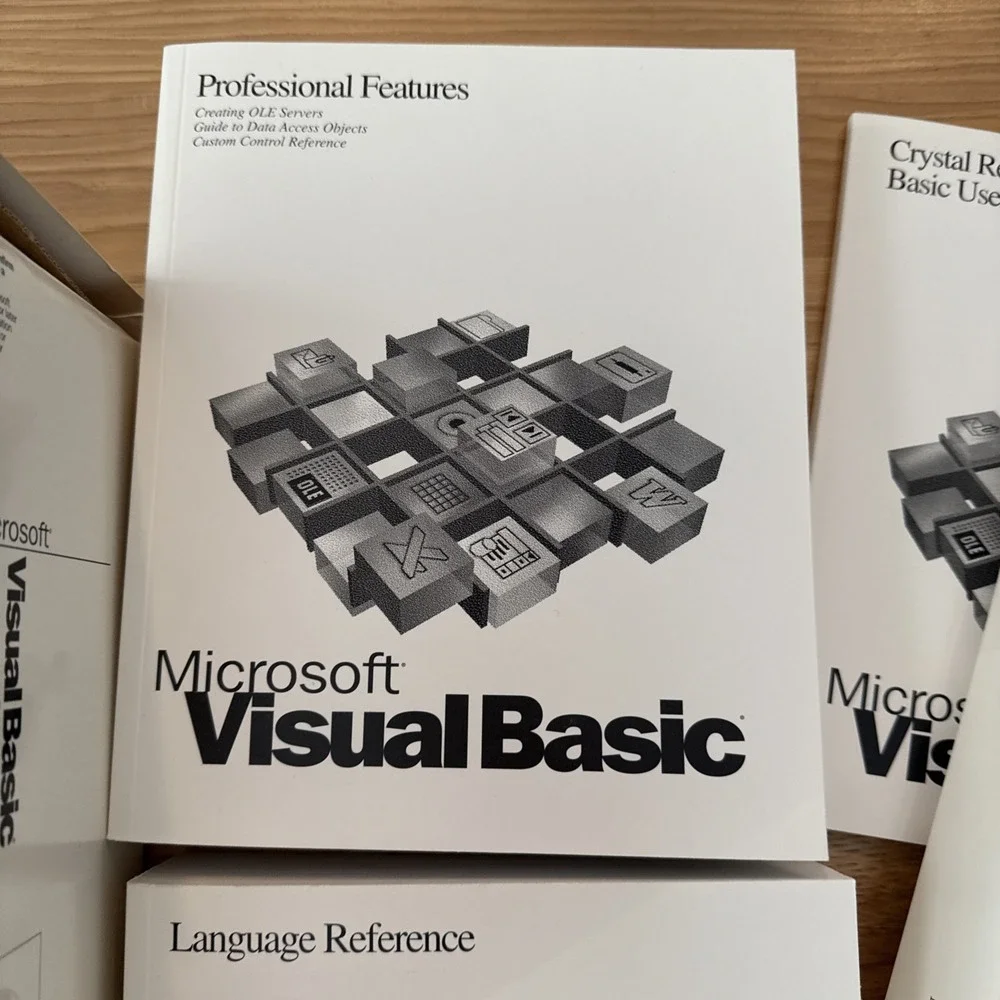 Microsoft Visual Basic Professional Edition Version 4.0 Windows 95 NT Books Only